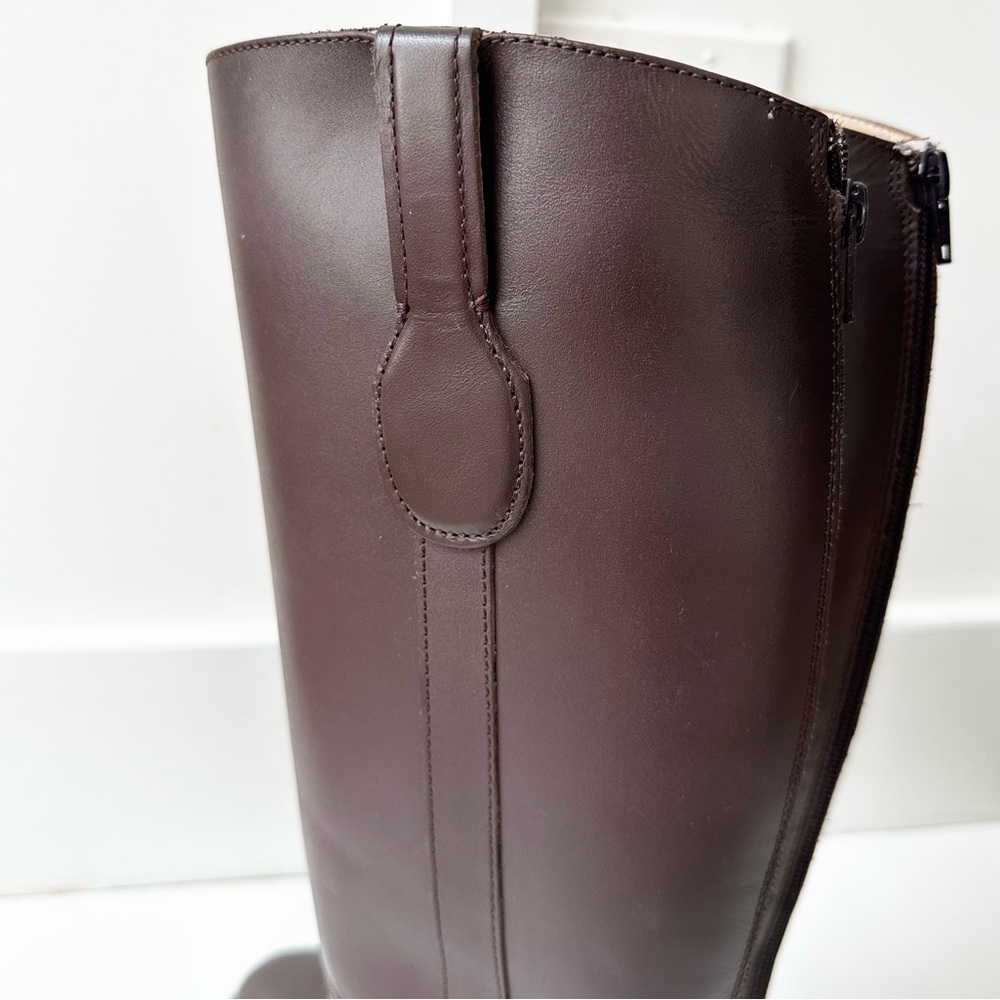 J CREW brown leather Berkeley riding boots - Picture 2 of 12